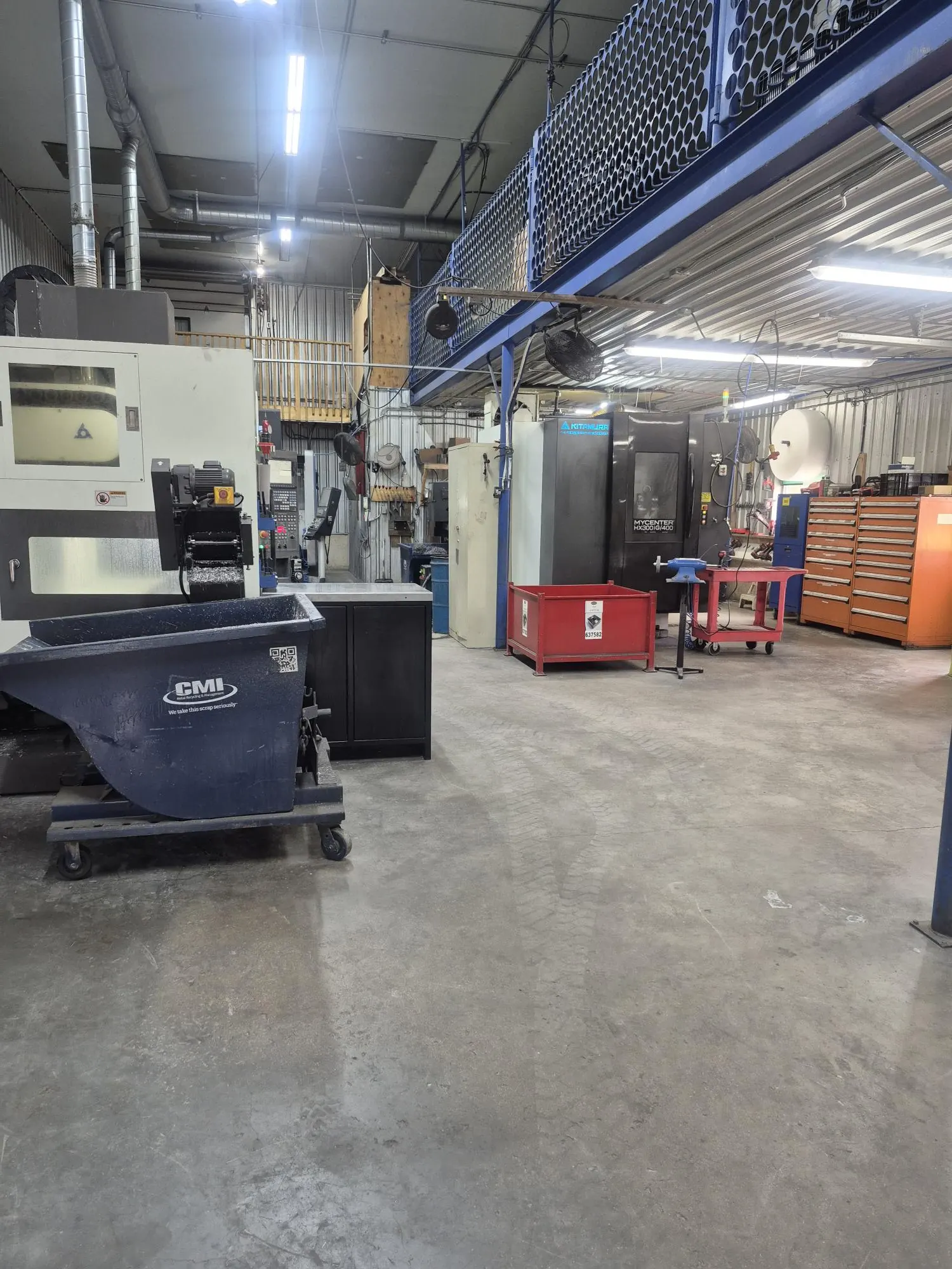 Amtek Precision Inc. CNC machine shop floor in Proton Station, Ontario